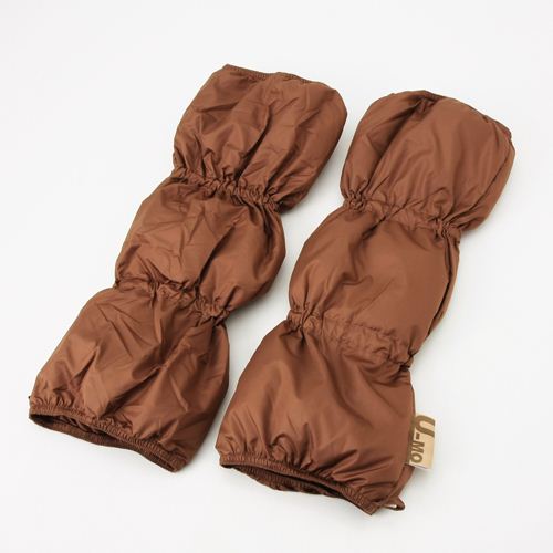 手足に巻ける羽毛布団 U-MO（ウーモ） レッグウォーマー カフェブラウン