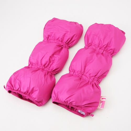 手足に巻ける羽毛布団 U-MO（ウーモ） レッグウォーマー チェリーピンク