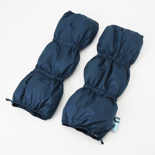 手足に巻ける羽毛布団 U-MO（ウーモ） レッグウォーマー ナイトブルー