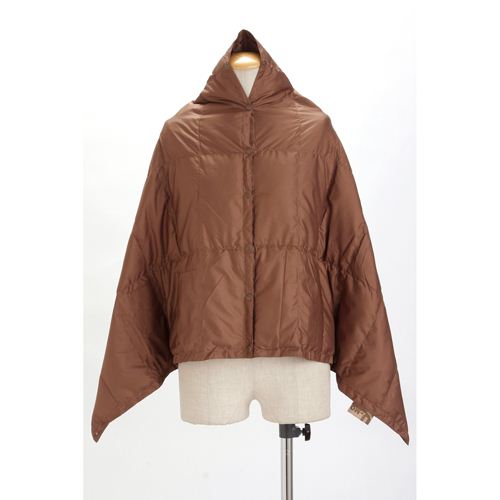 携帯する羽毛布団 U-MO（ウーモ） 3WAYポンチョ ブラウン