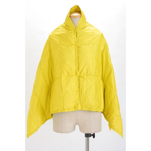 携帯する羽毛布団 U-MO（ウーモ） 3WAYポンチョ イエロー