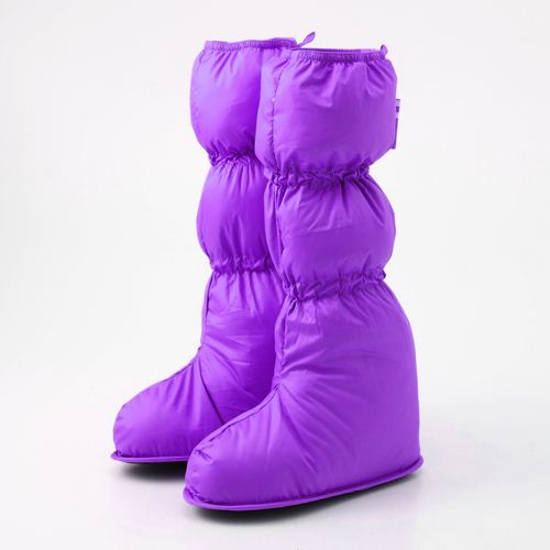 履く羽毛布団 U-MO（ウーモ） ルームブーツ パープル